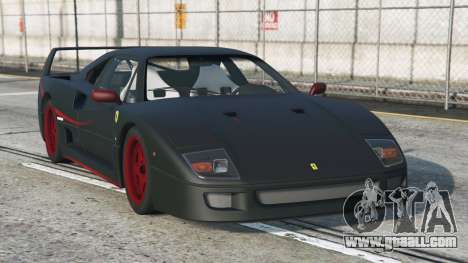 Ferrari F40 Gunmetal