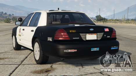 Ford Crown Victoria LAPD Raisin Black