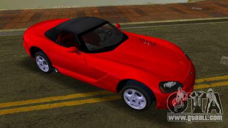 Dodge Viper SRT-10 Roadster TT Black Revel for GTA Vice City