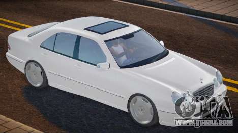 Mercedes-Benz E55 AMG (W210) White for GTA San Andreas