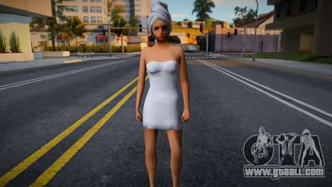 Girl in a towel for GTA San Andreas