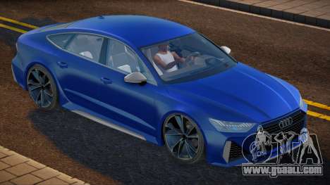 Audi RS7 Blu for GTA San Andreas