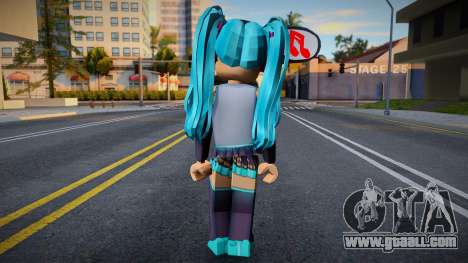 Roblox Hatsune Miku for GTA San Andreas