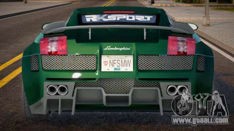[NFS Most Wanted] Lamborghini Gallardo D-Spec for GTA San Andreas