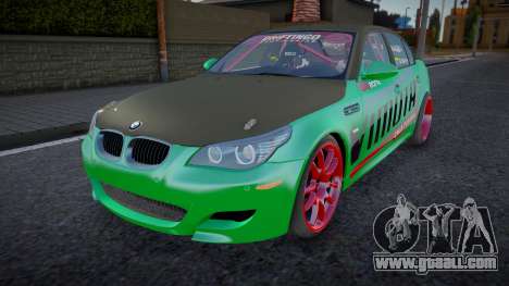 BMW M5 E60 Green for GTA San Andreas