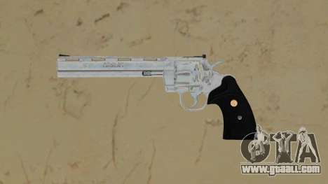 Colt Python 8 inch Black Grips for GTA Vice City