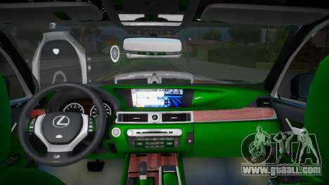 Lexus LS460 Green Interior for GTA San Andreas