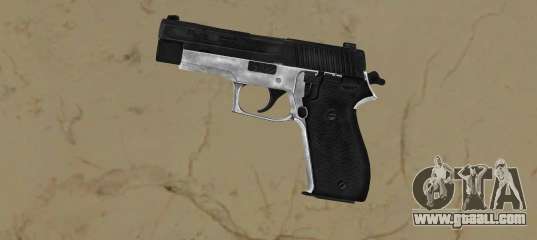 P220 Black slide nickel frame for GTA Vice City