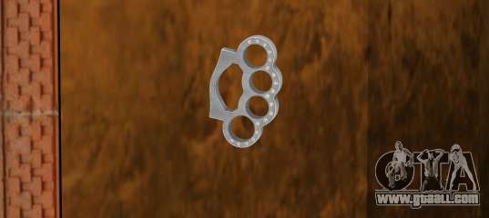 Brass knuckles Silver for GTA Vice City