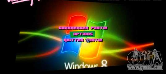 Win 8 load screen for GTA Vice City