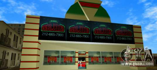 Papa Johns Mod for GTA Vice City