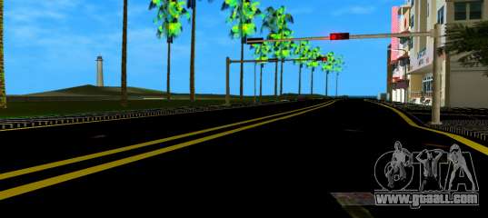 New roads new grass for GTA Vice City