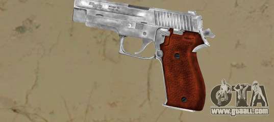 P220 Nickel with wood grips for GTA Vice City