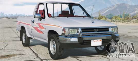 Toyota Hilux Light Grey for GTA 5
