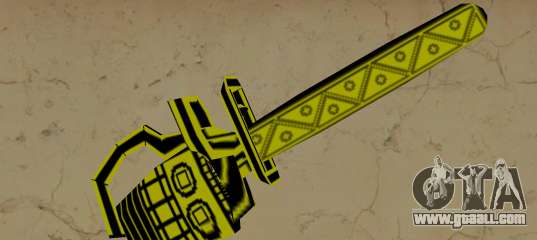 Gold Chainsaw for GTA Vice City