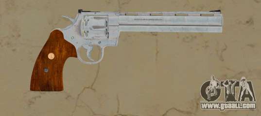 Colt Python 8 inch wood grips for GTA Vice City