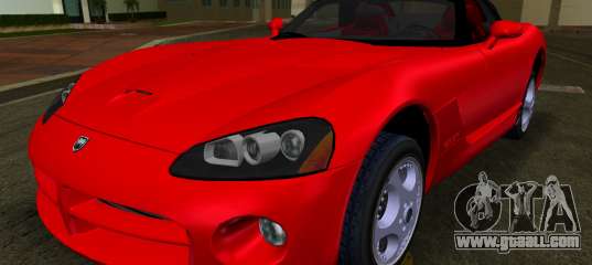 Dodge Viper SRT-10 Roadster TT Black Revel for GTA Vice City