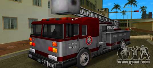 Fire truck with rescue escape for GTA Vice City