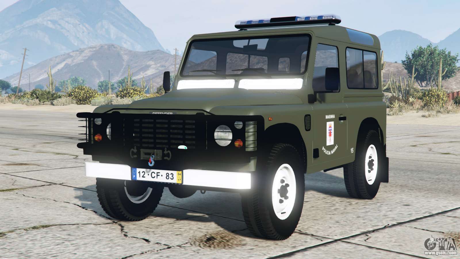 Land Rover Defender 90 Policia Naval for GTA 5