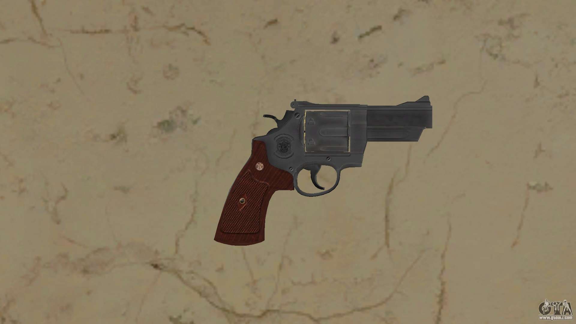 Smith and Wesson Model 29 Snoob Black for GTA Vice City