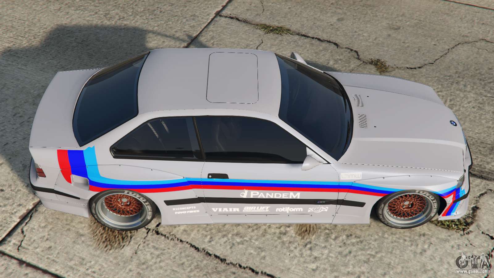 BMW M3 Wide Body Kit (E46) Cool Black [Replace] for GTA 5