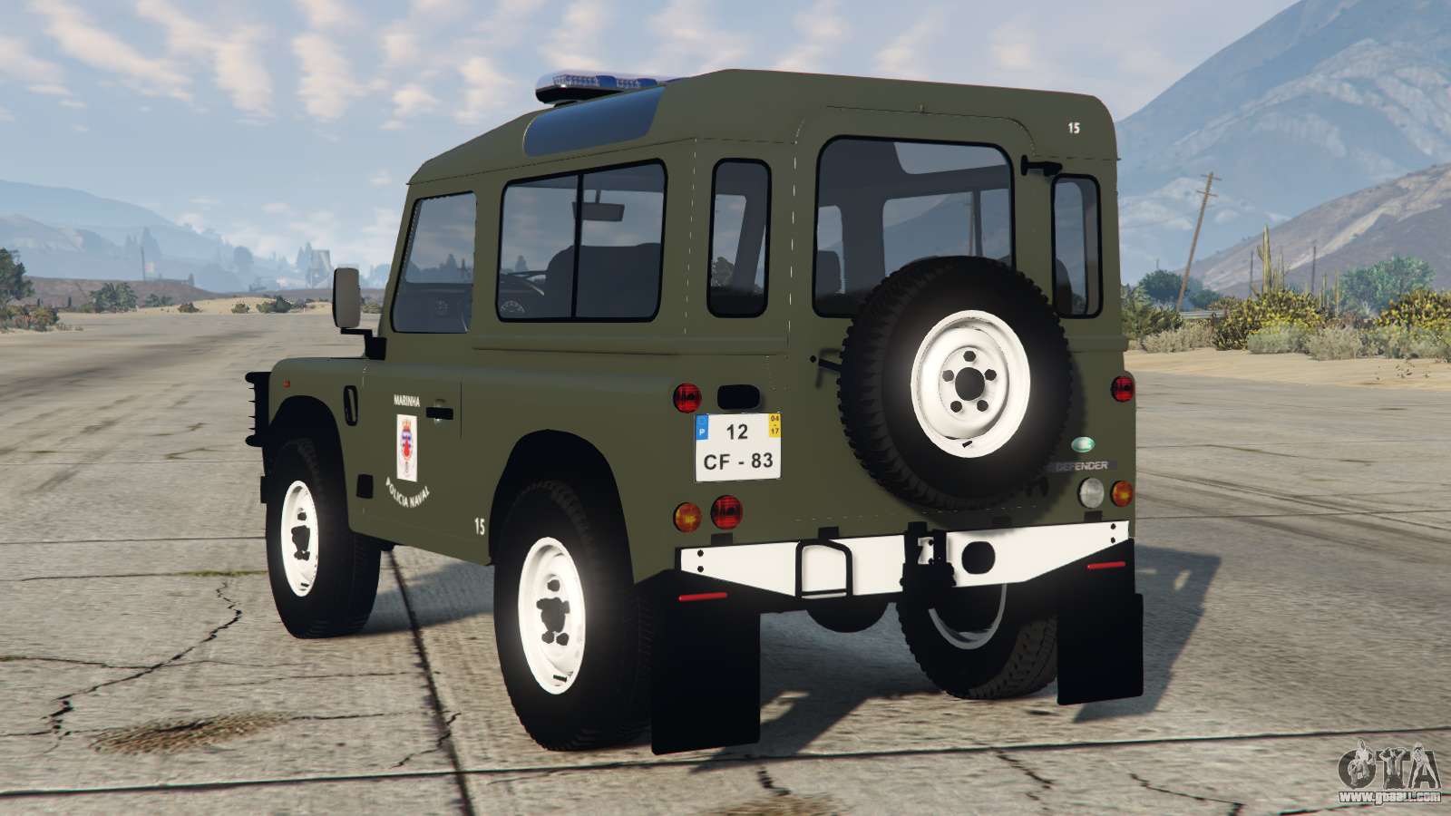 Land Rover Defender 90 Policia Naval for GTA 5