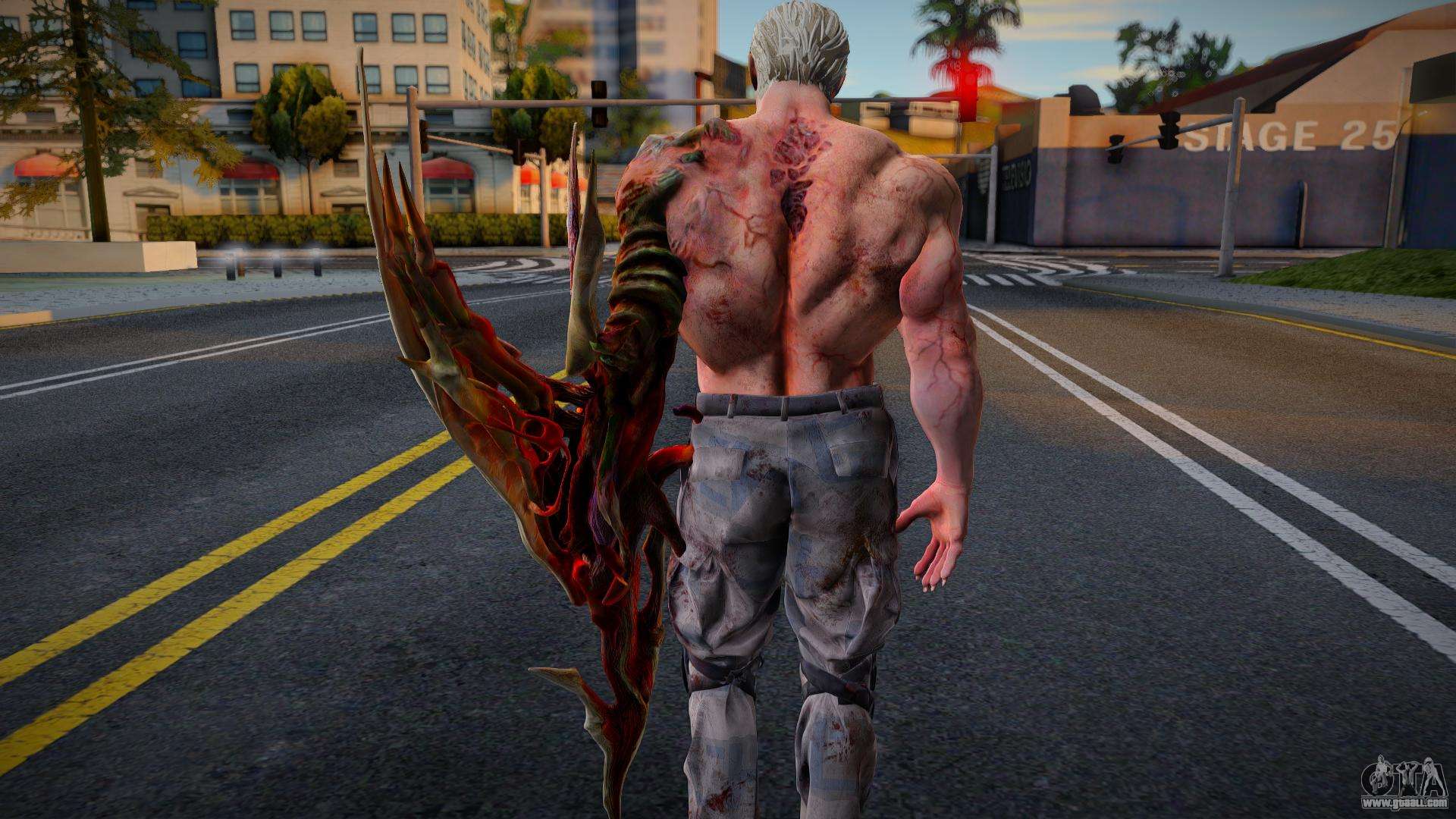 GTA San Andreas Resident Evil 4 Remake Jack Krauser Mod 