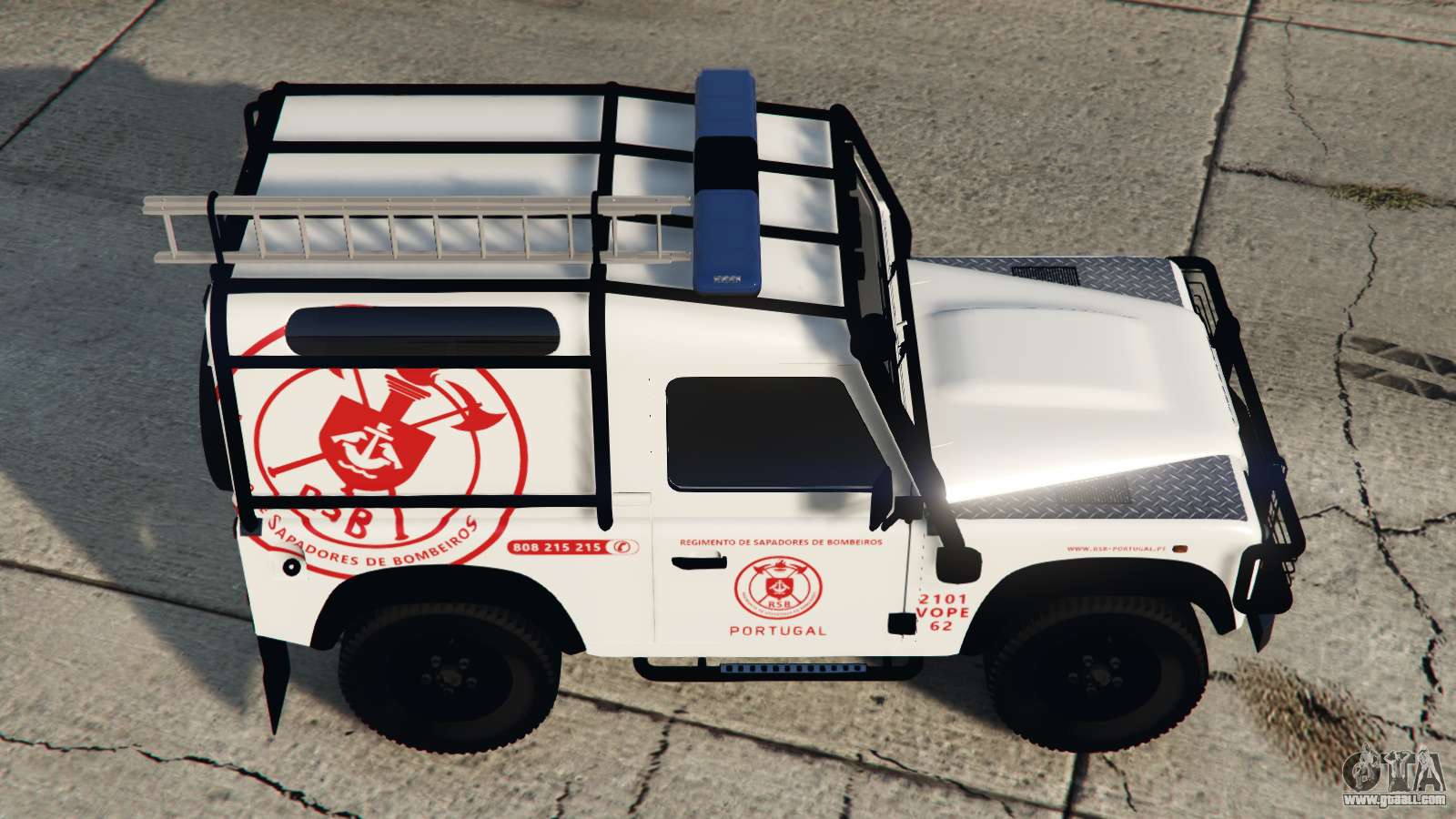 Land Rover Defender 90 Policia Naval for GTA 5