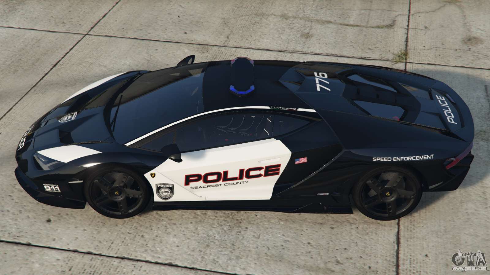 Lamborghini Centenario Seacrest County Police for GTA 5