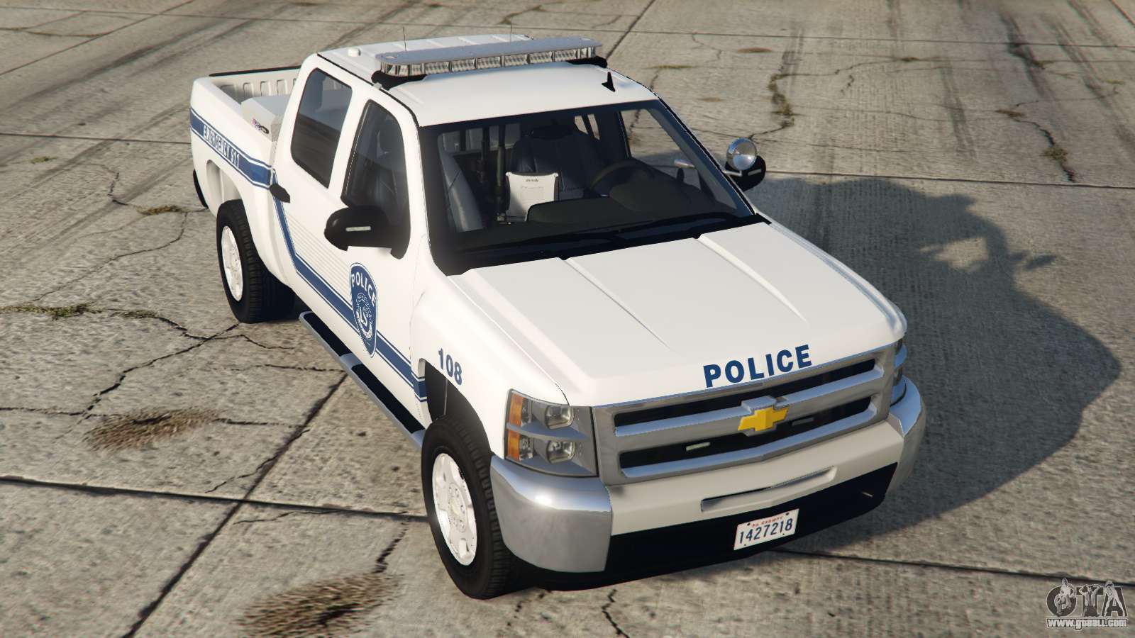 Chevrolet Silverado 1500 Crew Cab Police for GTA 5