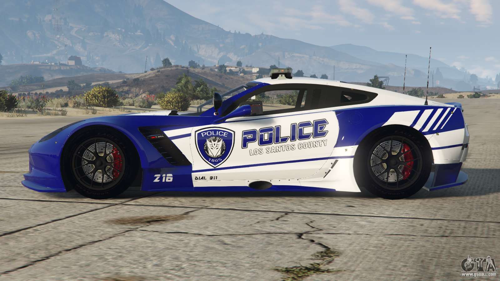 Chevrolet Corvette Police for GTA 5