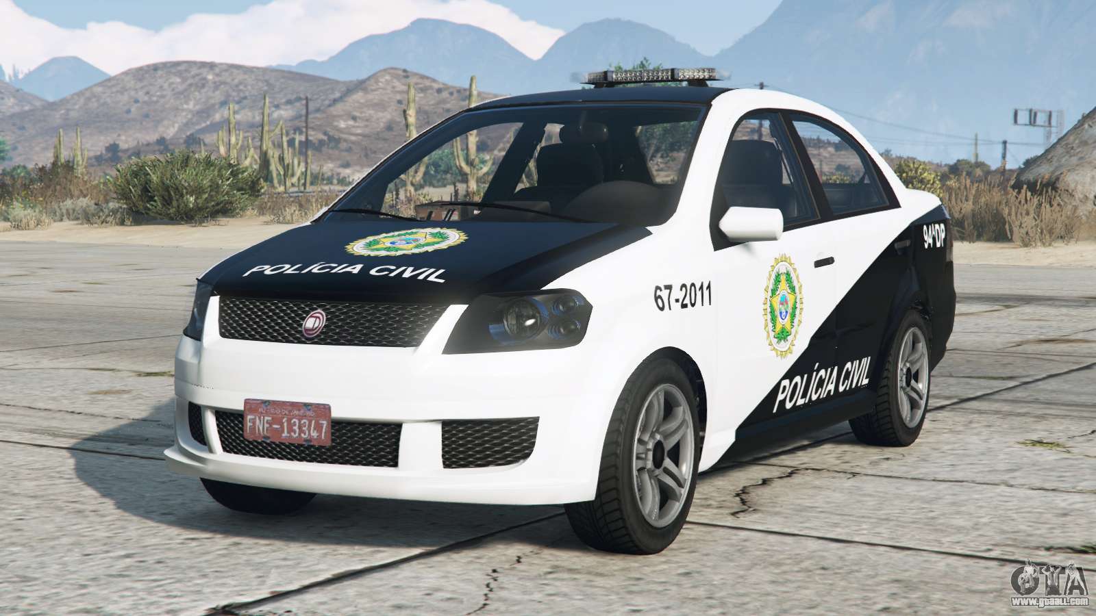 Declasse Asea Policia for GTA 5