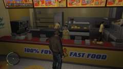 Real Cluckin Bell Interior In Northwood TBoGT for GTA 4