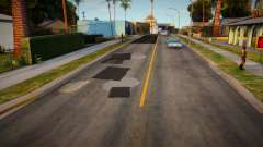 Roads with cracks and patches for GTA San Andreas