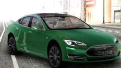 Tesla Model S Green for GTA San Andreas