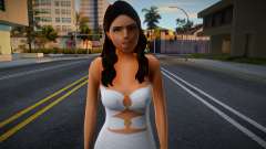 Girl White Dress for GTA San Andreas