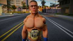 John Cena Blue Wristband and WWE Belt for GTA San Andreas