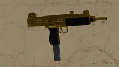 Gold SMG (Uzi) from GTA IV TBoGT for GTA Vice City