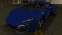 W Motors Lykan Hypersport Black Revel for GTA Vice City