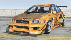 Subaru Impreza Yellow Orange for GTA 5