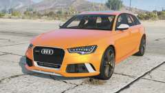 Audi RS 6 Avant (C7) Pastel Orange for GTA 5