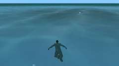Ability to swim with new animation for GTA Vice City