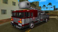 Fire truck with rescue escape