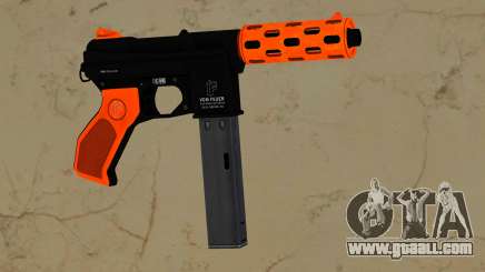 GTA V Vom Feuer Machine Pistol Orange Long for GTA Vice City
