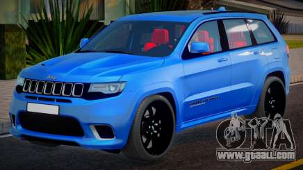 Jeep Grand Cherokee Blue for GTA San Andreas