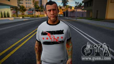 CM Punk Skin (2013) v4 for GTA San Andreas