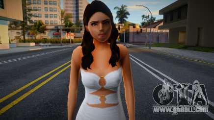 Girl White Dress for GTA San Andreas