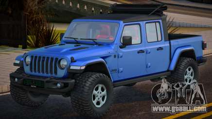 Jeep Gladiator Rubicon 2021 Blue for GTA San Andreas