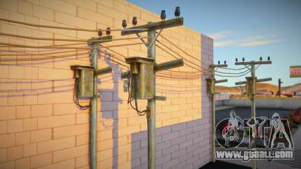 Poste electrico by dm loquendo (electric pole) for GTA San Andreas