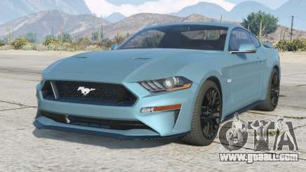 Ford Mustang GT 2018 Cadet Blue for GTA 5